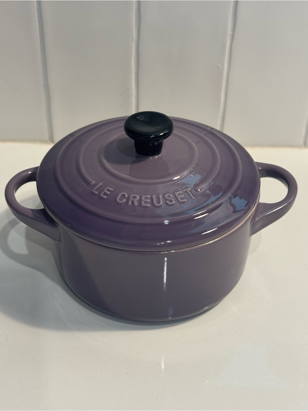 NWT Le Creuset Ultra Violet Purple 14 cm Round Cocotte – Retired Color